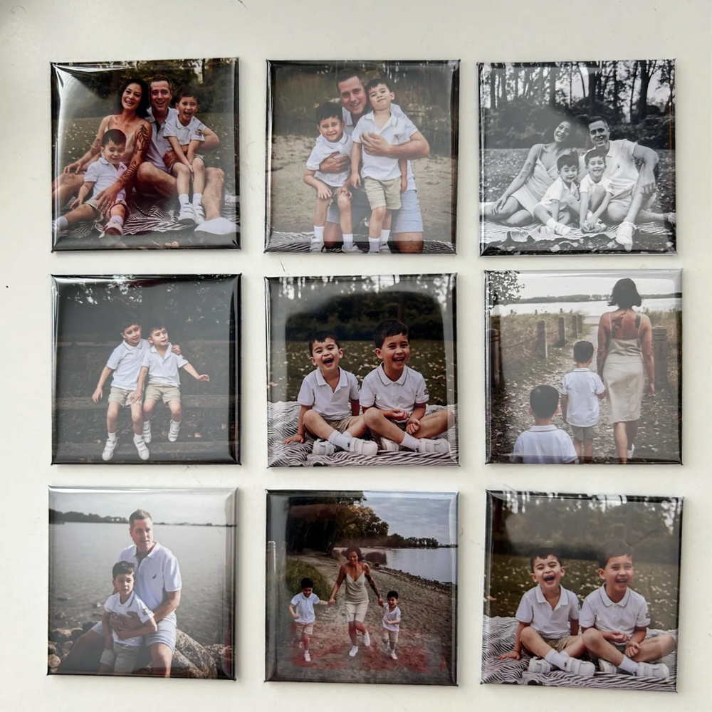 iCreatify Square Photo Magnets 3Pcs / 6Pcs / 9Pcs